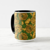 Mug Bouquet de galets jaunes (Devant gauche)