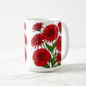 Mug Bouquet de gerbera rouge (Devant droit)