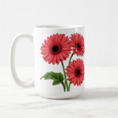 Mug Bouquet de gerbera rouge vif (Gauche)