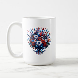 Mug Bouquet de la fête 4 juillet