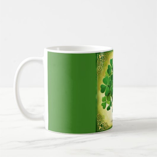 Mug Bouquet de la Saint-Patrick Shamrock (Gauche)