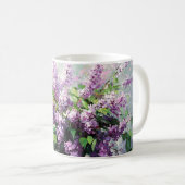 Mug Bouquet de lilas en fleurs de lavande (Devant droit)