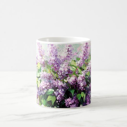 Mug Bouquet de lilas en fleurs de lavande (Centre)