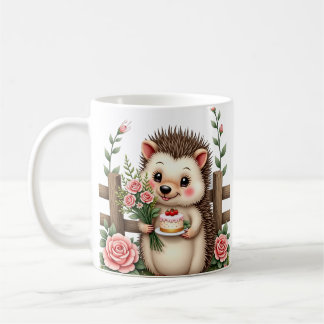 Mug Bouquet de mariage hérisson mignon Cadeau mariée m