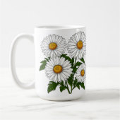 Mug Bouquet de pâquerettes blanches (Gauche)