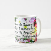 Mug Bouquet de prière de sérénité (Devant droit)
