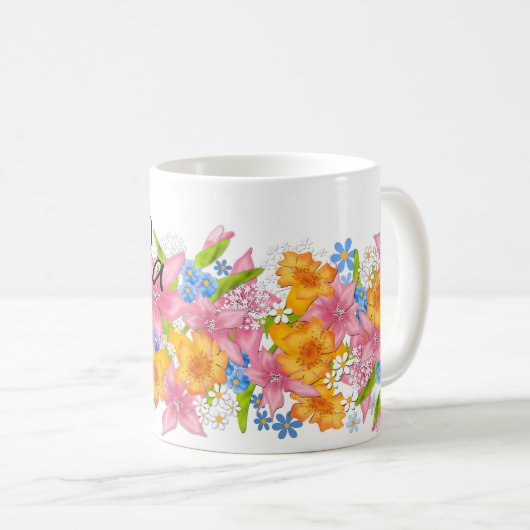 Mug Bouquet de printemps (Devant droit)