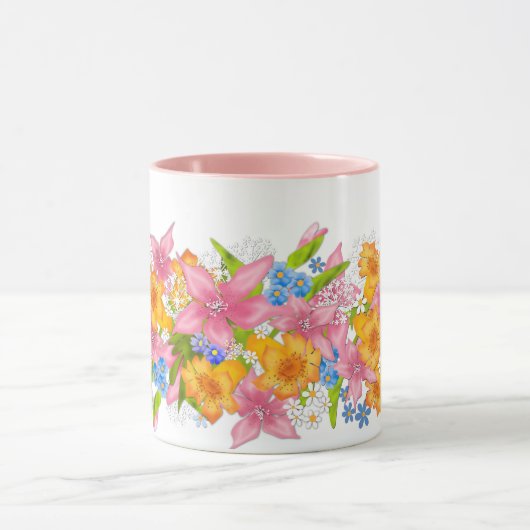 Mug Bouquet de printemps (Centre)