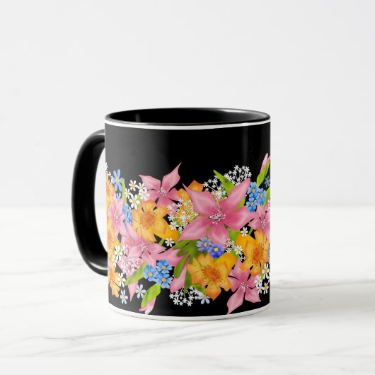 Mug Bouquet de printemps (Devant gauche)