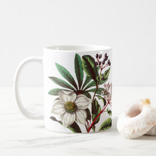 Mug Bouquet de Rose de Noël vintage