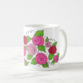 Mug Bouquet de Roses (Devant droit)