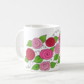 Mug Bouquet de Roses (Devant gauche)