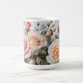 Mug Bouquet de roses - Fleur Pastel Classique (Centre)