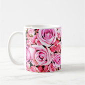 Mug Bouquet de roses roses (Gauche)