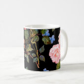 Mug Bouquet de roses roses victoriennes. (Devant droit)