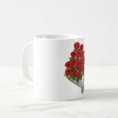 Mug Bouquet De Roses Rouges (Devant gauche)