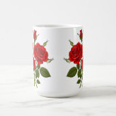 Mug Bouquet de roses rouges (Centre)