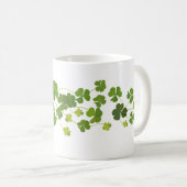 Mug Bouquet de shamrock, le jour de St Patrick (Devant droit)