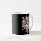 Mug Bouquet de tiges botaniques de fleur de bois de ch (Devant droit)