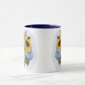 Mug Bouquet de tournesol d'été (Centre)