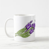 Mug Bouquet de tulipes violettes (Gauche)