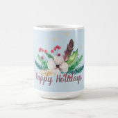Mug Bouquet d'hiver Boho personnalisable (Centre)