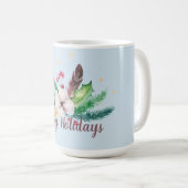 Mug Bouquet d'hiver Boho personnalisable (Devant droit)