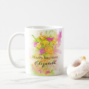 Mug Bouquet du Watercolor
