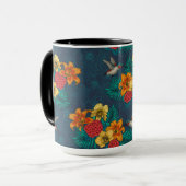 Mug Bouquet et colibris tropicaux (Devant gauche)