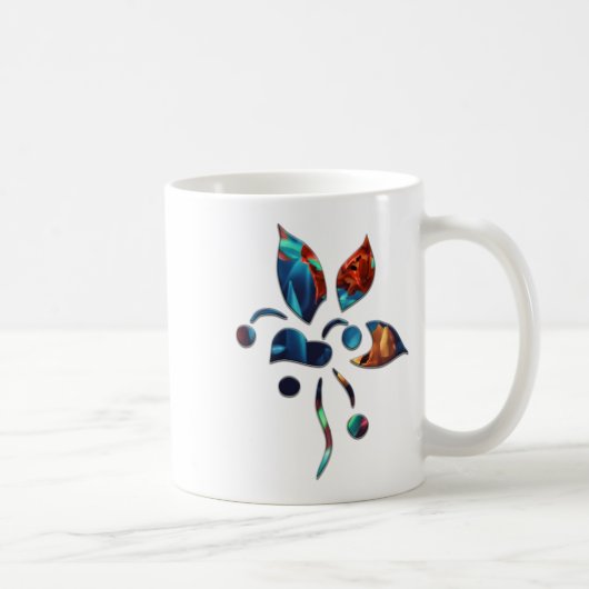 Mug Bouquet Fleurs Un Sticker (Droite)