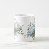 Mug Bouquet Floral Bleu Bohème (Centre)