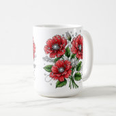 Mug Bouquet floral coloré (Devant droit)