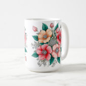 Mug Bouquet floral coloré (Devant droit)