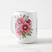 Mug Bouquet floral coloré (Devant gauche)