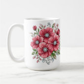 Mug Bouquet floral coloré (Gauche)