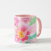 Mug Bouquet floral coloré (Devant droit)