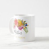 Mug Bouquet floral Mère de la mariée (Devant gauche)