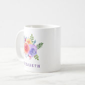 Mug Bouquet Floral Rose (Devant gauche)