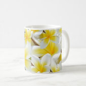 Mug Bouquet Frangipani jaune, (Devant droit)