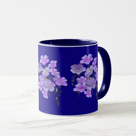 Mug Bouquet Pastel Pretty Lilac (Devant droit)
