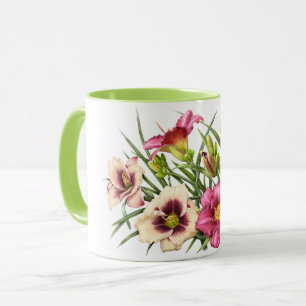 Mug Bouquet Red Daylily