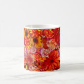 Mug Bouquet Rojo brillant Floral Rich Rouge Hot Daisée (Centre)