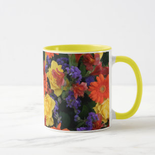 Mug Bouquet rose de Gerbera