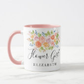 Mug Bouquet Rose Fleur (Gauche)