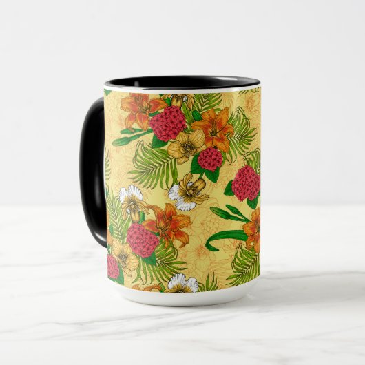 Mug Bouquet tropical (Devant gauche)