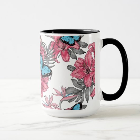 Mug Bouquet tropical (Droite)