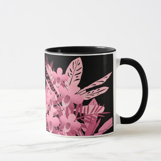 Mug Bouquet tropical rose (Droite)