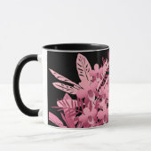 Mug Bouquet tropical rose (Gauche)