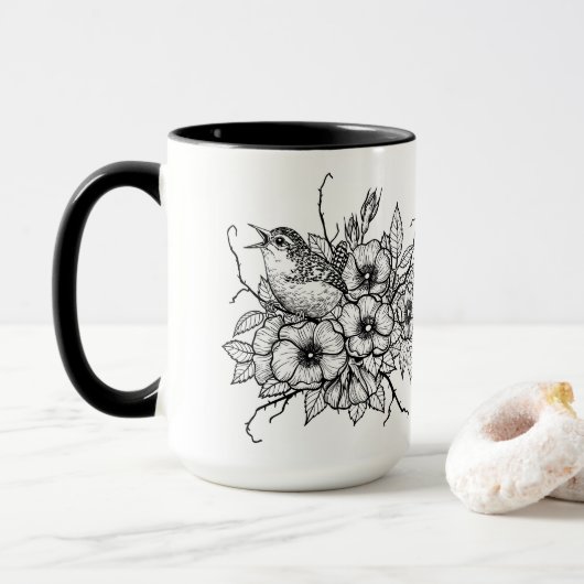 Mug Bouquet Wren (Avec donut)