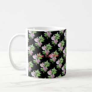 Mug bouquets de jolies fleurs roses